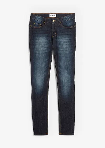 Skinny stretch jeans mid waist
