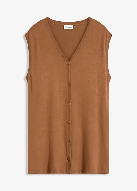Fijn gebreid vest
