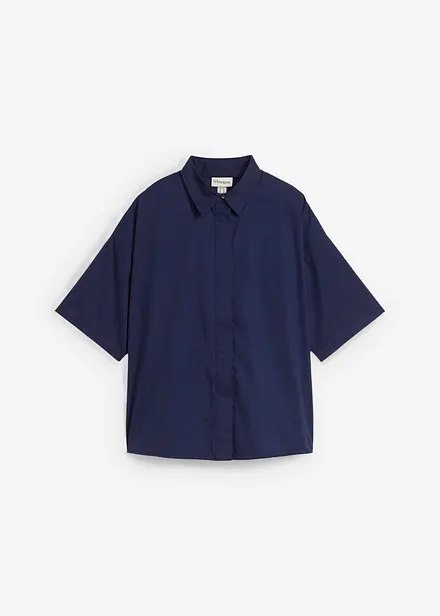 Oversized blouse van katoen
