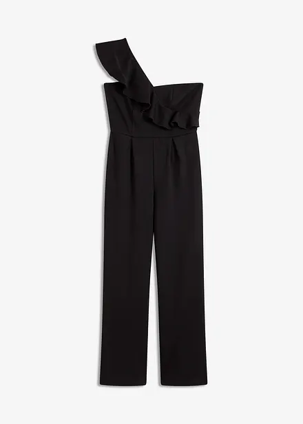 One shoulder jumpsuit met lichte viscose