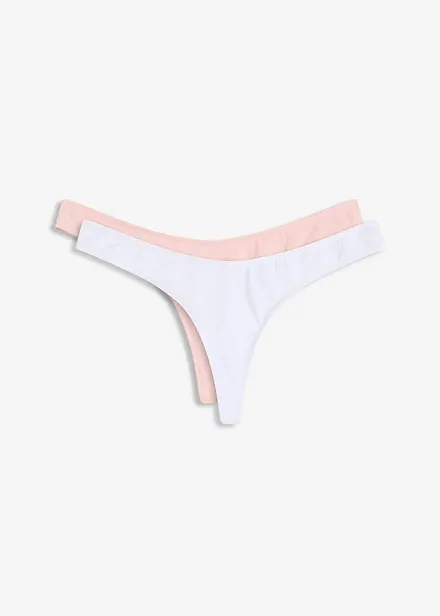 V-string met comfortabel katoen (set van 2)