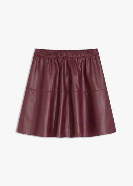Korte imitatieleren rok