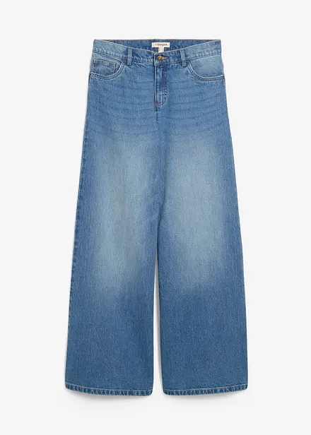 Wide leg jeans, mid waist