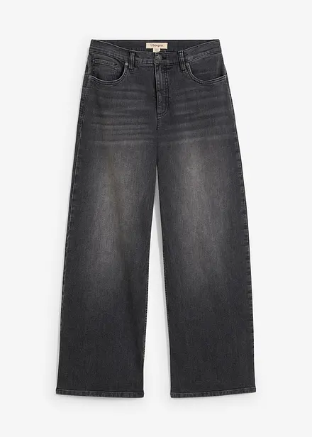 Wide leg jeans, high waist