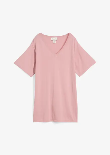 Gebreid shirt met linnen