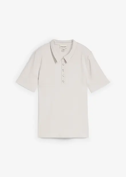 Poloshirt in een viscosemix