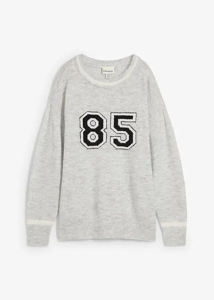 Oversized trui met oversized schouders