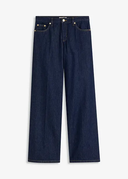 Wide leg jeans mid waist