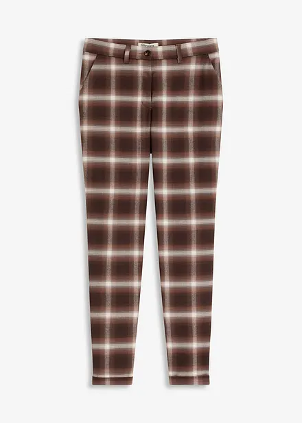 Geruite broek met turn-ups