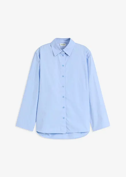 Overhemdblouse van katoen