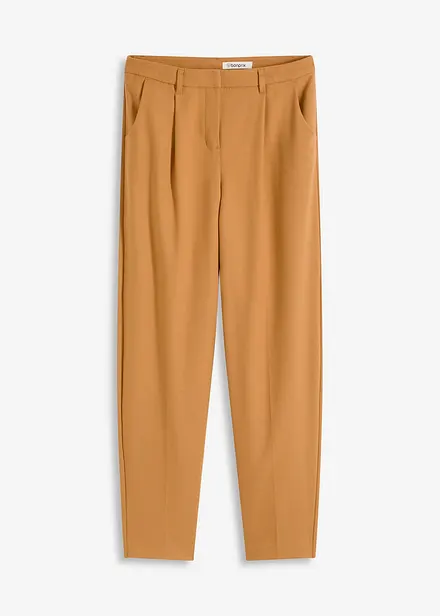 Stoffen broek in barrel fit