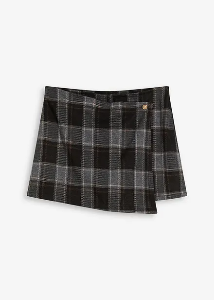 Skort met sierknop