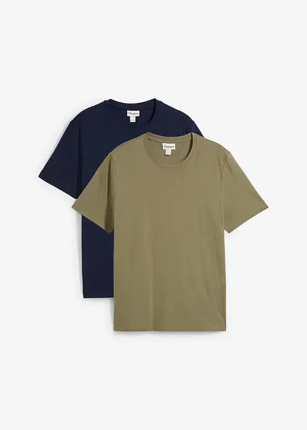 T-shirt (set van 2) van biologisch katoen