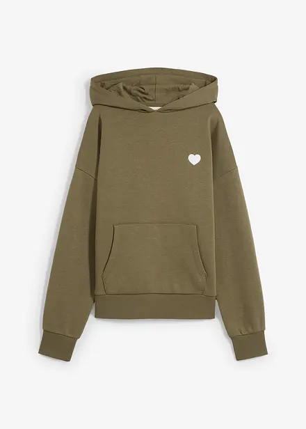 Oversized hoodie van een zachte katoenmix