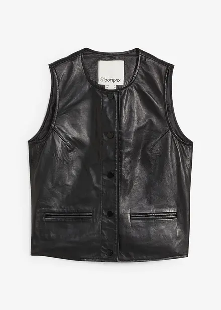 Bodywarmer van lamsnappa