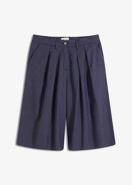 Bermuda met bandplooien