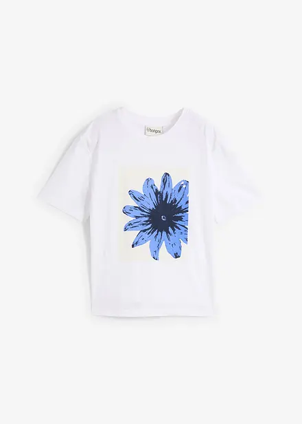 T-shirt van katoen met print