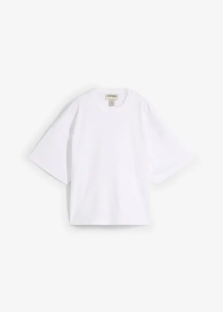 Oversized shirt van zwaar biologisch katoen