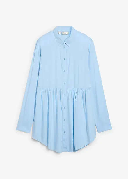 Lange blouse met knoopsluiting van viscose