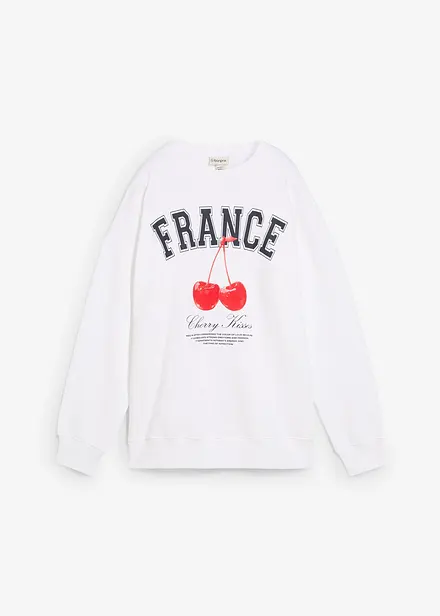 Oversized sweater van biologisch katoen