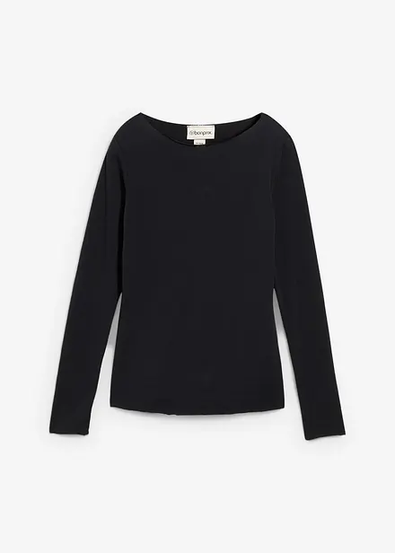 Licht longsleeve met boothals