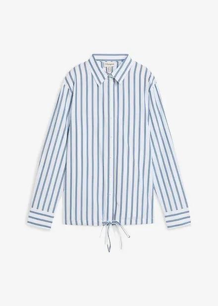 Oversized blouse van katoen