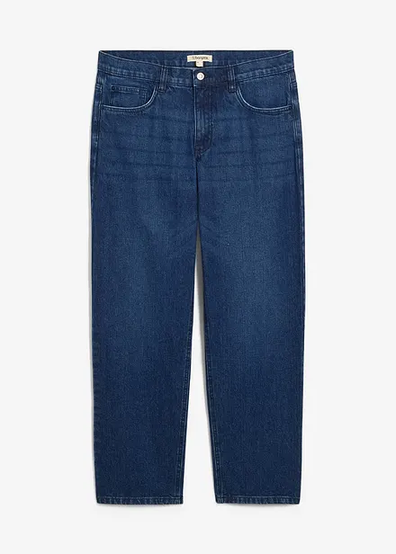 Loose fit stretch jeans, straight