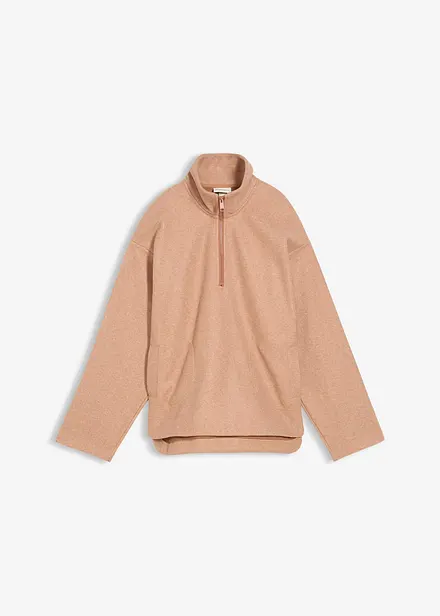 Oversized fleece trui