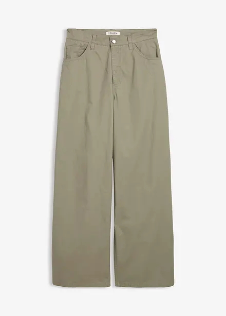 Twill broek van katoen
