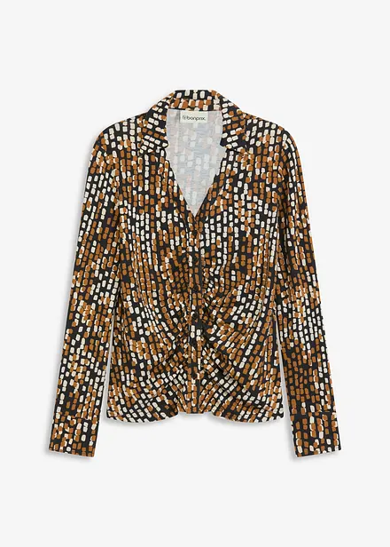 Jersey blouse met viscose
