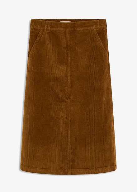 Corduroy midirok