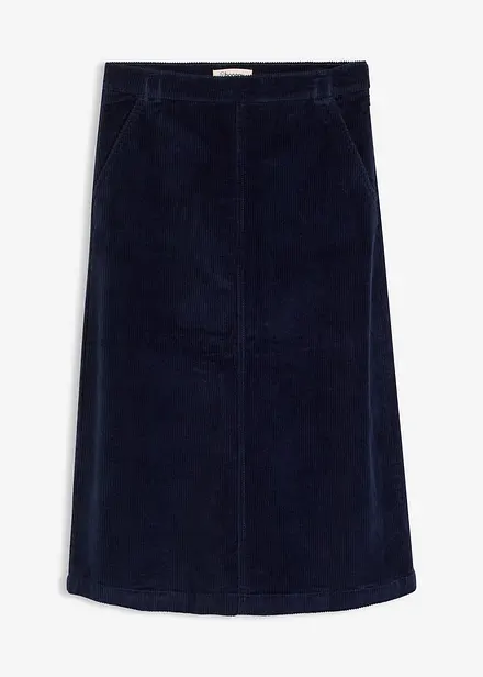 Corduroy midirok