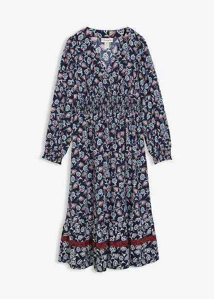 Maxi jurk van soepele viscose