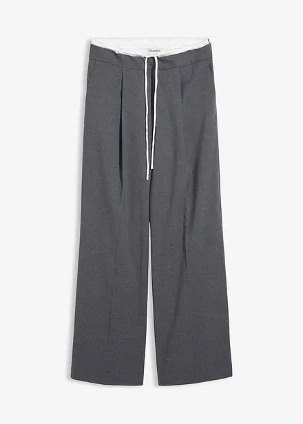 Wijde broek in een viscosemix