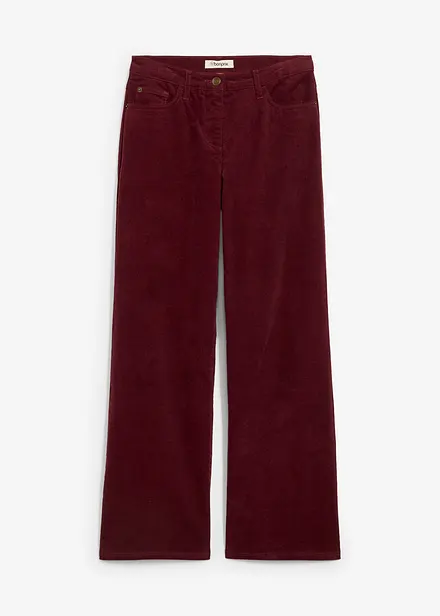 Corduroy broek in Marlene Dietrich stijl