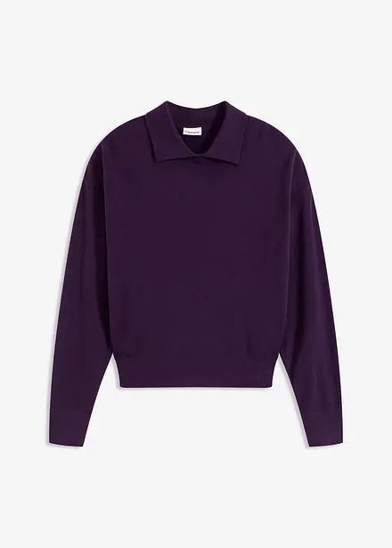 Fijn gebreide trui met viscose