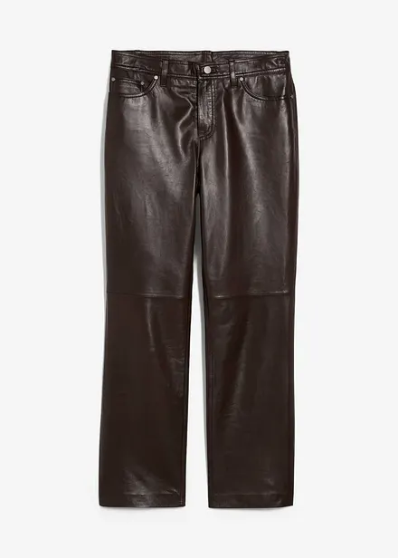 Leren broek van lamsnappa