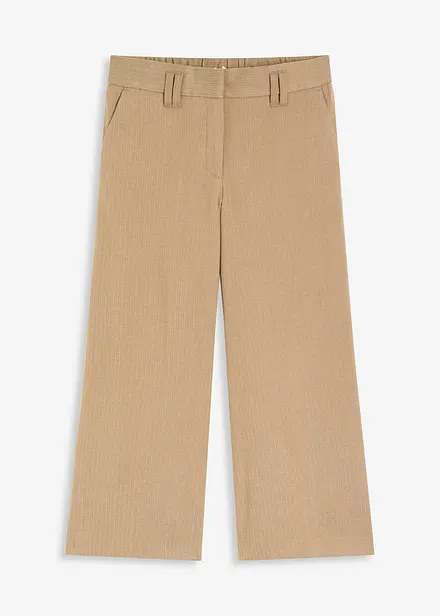 Broek met visgraatpatroon in wollook