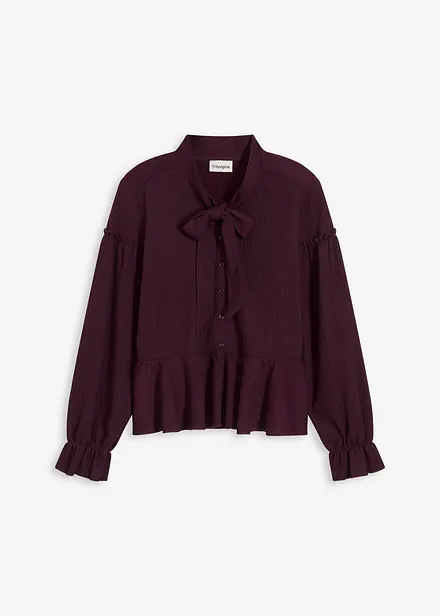 Shirt tuniek van gestructureerde jersey