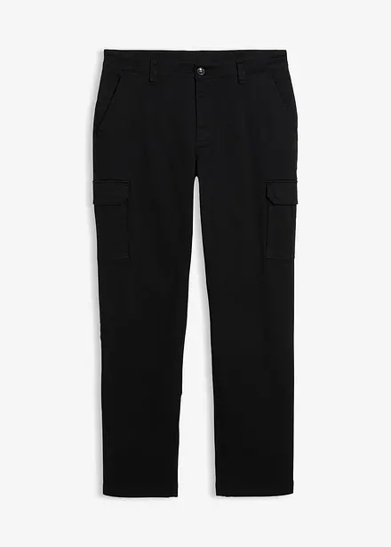 Regular fit stretch cargo thermobroek, straight