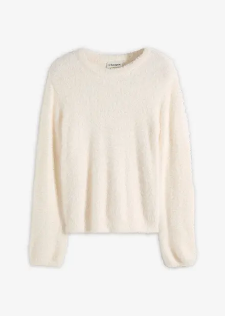 Trui in pluche look