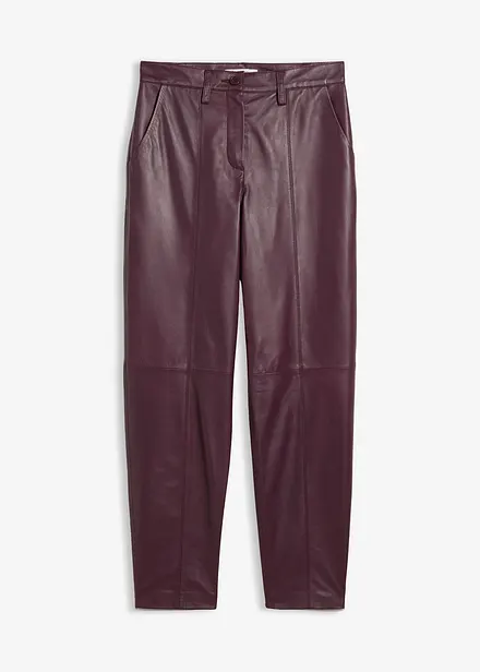 Leren broek van lamsnappa