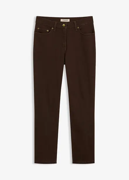 Twill broek van elastische katoenmix