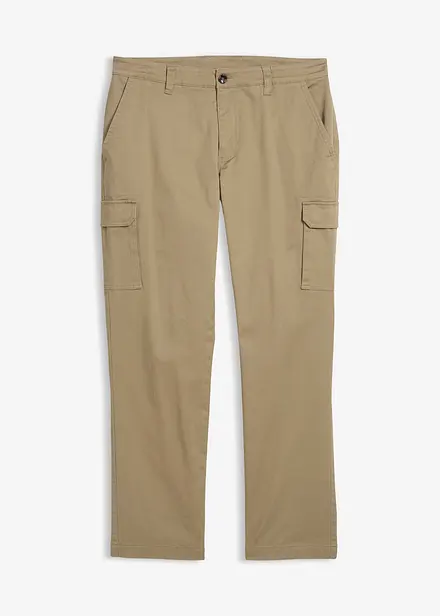 Regular fit stretch cargo thermobroek, straight