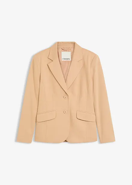Getailleerde blazer van katoen-jersey