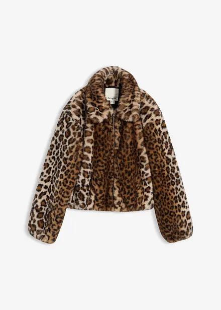 Oversized imitatie bontjas