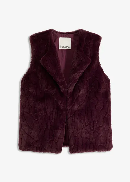 Gilet van imitatiebont