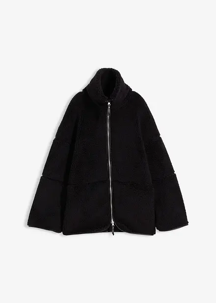 Oversized jas van teddy fleece
