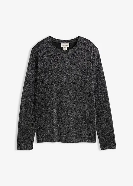 Longsleeve met glittergaren