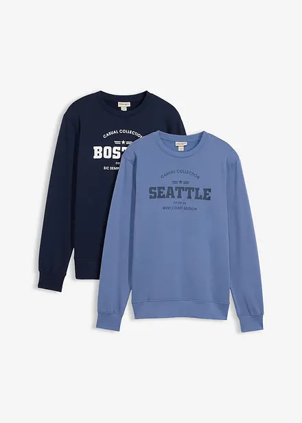Sweater van biologisch katoen (set van 2)